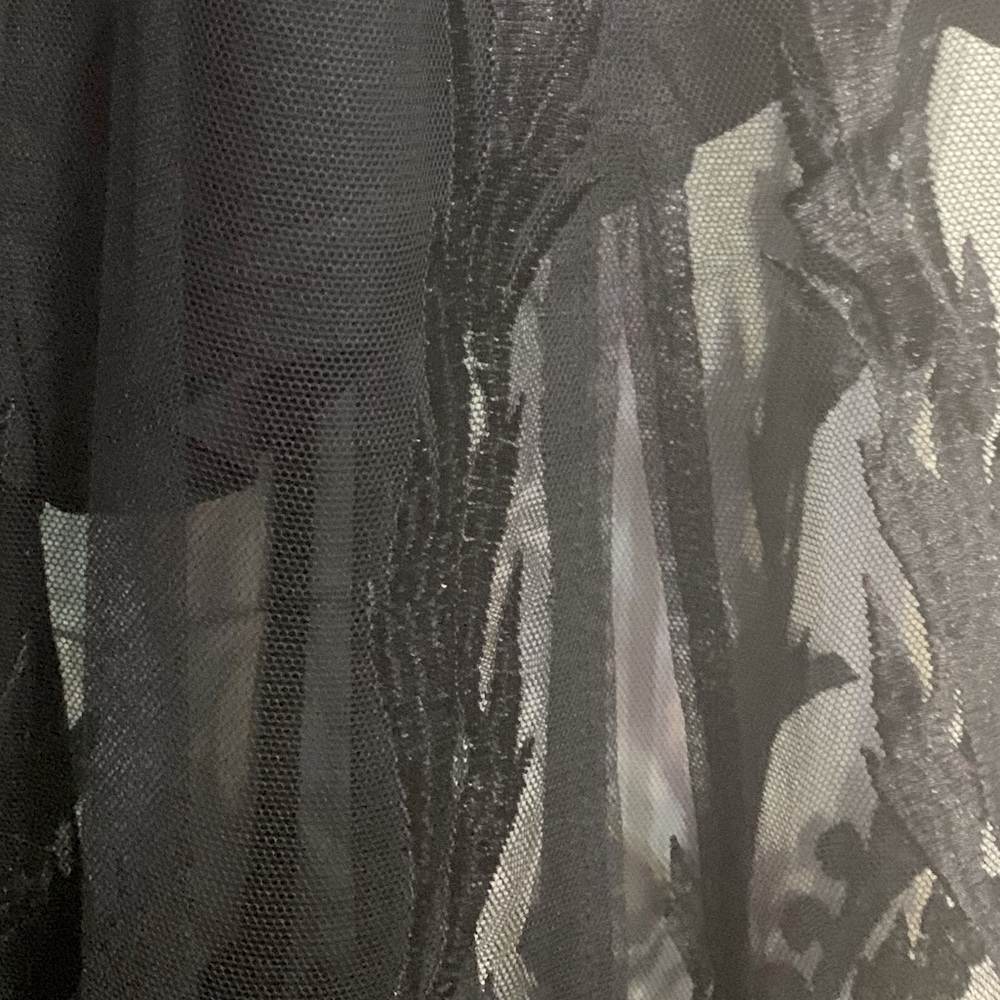 ❌DONATED❌Black Bustier With Lace Mesh Overlay Maxi Shorts Romper - Picture 14 of 17